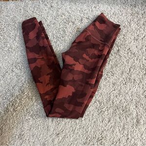 Lululemon Wunder Train High-Rise Tight 28" Heritage 365 Camo Brier Rose Multi 0